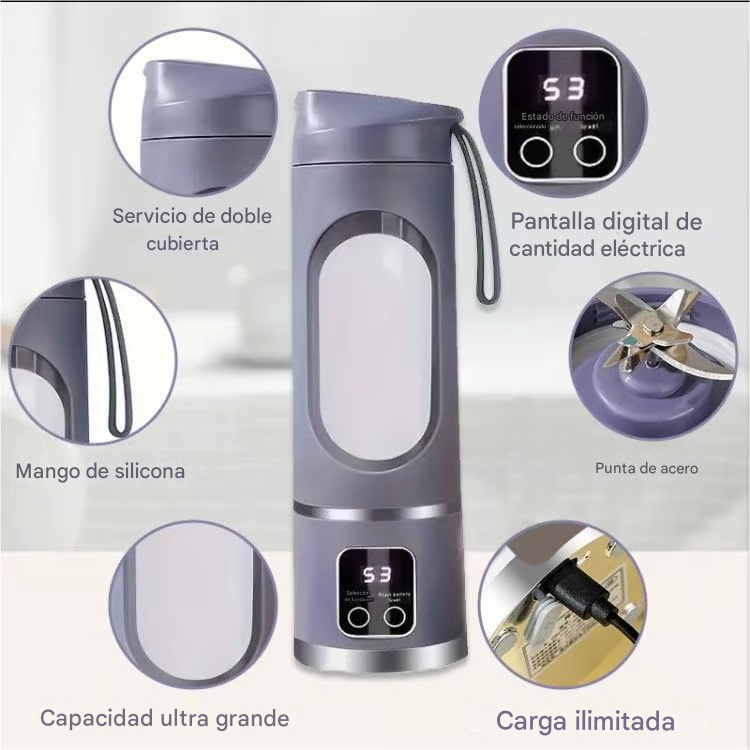 👉 Licuadora Portátil Recargable
